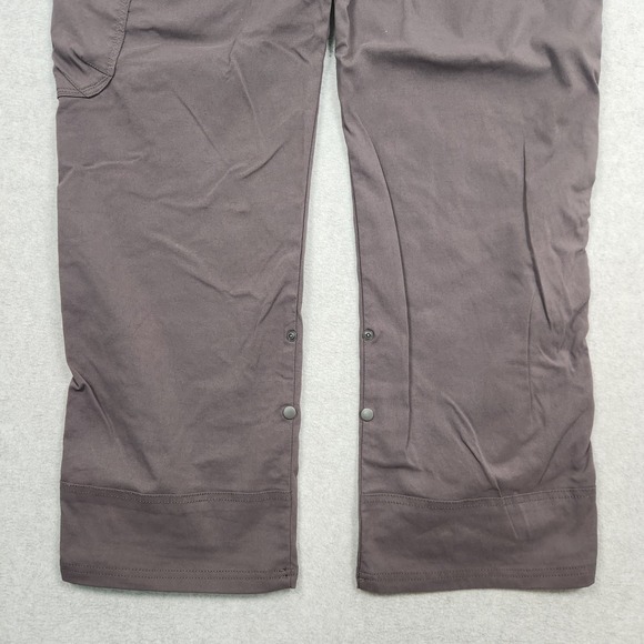 Prana Zion Pants 36x30 Gray Belted Hiking Outdoor Slim Fit Stretch Outdoors - Picture 3 of 14